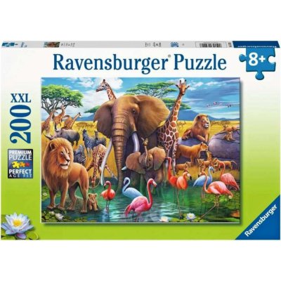 Ravensburger 132928 Zvířata u napajedla 200 XXL dílků