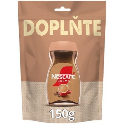 NESCAFÉ CREMA Extra bohatá pěna instantní káva 150 g – Zboží Mobilmania
