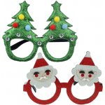 Folat Párty brýle Vánoční stromeček a Santa, 2 ks – Zboží Dáma