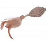 Zolux Ethicat Karton ovál s pírkem 4,4 x 21 x 3,3 cm – Zboží Dáma