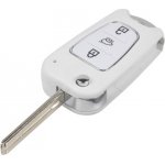 Náhradní obal klíče pro Hyundai i30, ix35, Kia 3-tlačítkový, bílý, 48HY102WHT – Sleviste.cz