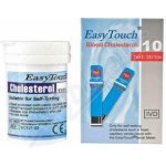 EasyTouch testovací proužky na cholesterol 10 ks – Zboží Dáma