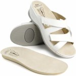 Batz Evelin zdravotní pantofle ruční výroba dámské white – Zboží Mobilmania