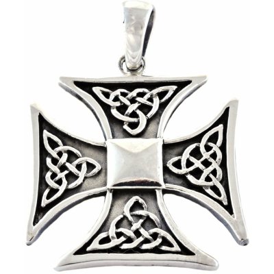 Vorlové Šperky Stříbrný přívěsek maltézský kříž PR372