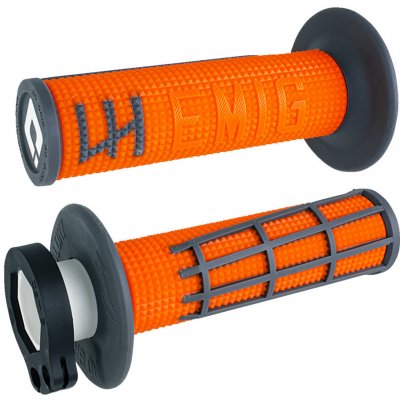 ODI GRIPS EMIG 2.0 - V2 LOCK-ON Grip ORANGE/Graphite – Zbozi.Blesk.cz