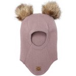 MIKK LINE Merino kukla dětská s bambulkami růžová Twilight Mauve Mikk Line – Zboží Mobilmania
