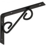 Konzole dekorativní jednoduchá černá 150 x 100 mm, WOP150 C – Hledejceny.cz