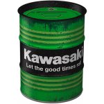 Postershop Plechová kasička barel: Kawasaki Let the good times roll – Zboží Dáma
