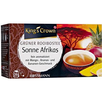 King's Crown zelený Rooibos čaj slunná Afrika 20 ks 40 g