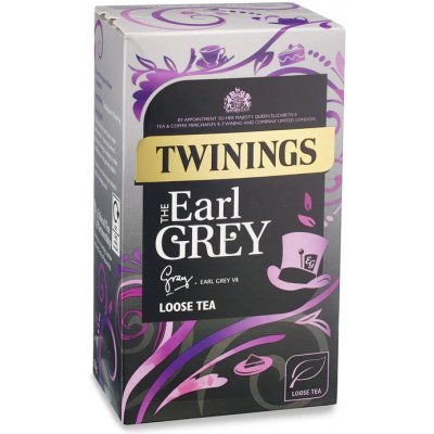 Twinings Černý čaj EARL GREY sypaný 125 g – Zboží Mobilmania