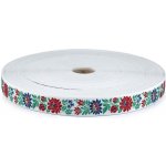 Pruženka folklor šíře 25 mm Varianta: 1 bílá, Balení: 1 m – Sleviste.cz