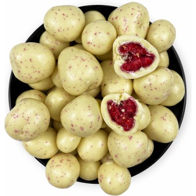 Diana Company Lyofilizované maliny v bílé čokoládě 100 g – Sleviste.cz