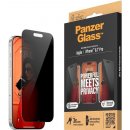 Tvrzené sklo pro mobilní telefony PanzerGlass Privacy Apple iPhone 15 Pro s instalačním rámečkem P2810