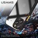 Pouzdro USAMS US-BH626 PC+TPU iPhone 12 Mini Janz Series modré