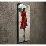 Hanah Home Obraz Woman In Red 30x80 cm – Hledejceny.cz