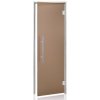 Interiérové dveře A-door Dveře sauny "A" Premium Satin Bronze 78,5 x 209,5 cm