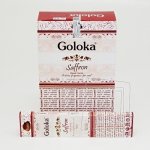 Goloka indické vonné tyčinky Masala Saffron 15 g – Zboží Mobilmania