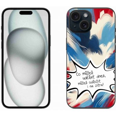 mmCase na iPhone 15 - vtipný text 9 bílé pozadí – Zboží Mobilmania
