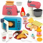 Kinderplay Kuchyňská sada pro děti mikrovlnka toustovač mixér – Sleviste.cz
