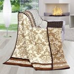 Bellatex deka Karmela Plus Hnědé ornamenty 150x200 – Zboží Mobilmania