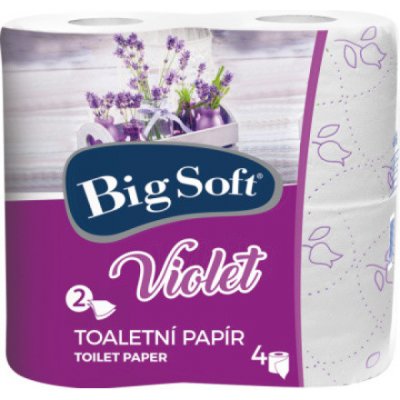 Big Soft Violet 2-vrstvý 4 ks