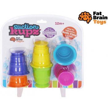 Fat Brain Toys přísavkové kelímky Suction Kupz