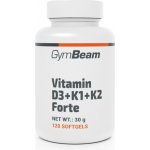 GymBeam Vitamín D3+K1+K2 120 kapslí – Hledejceny.cz