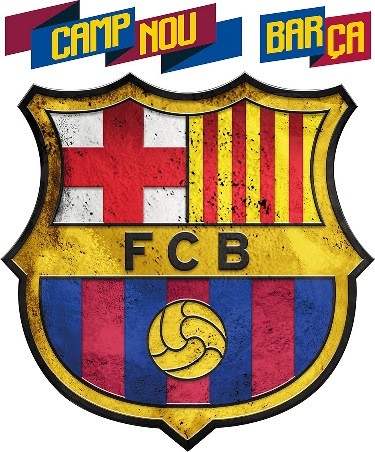 IMAGICOM Samolepka na zeď Logo FC Barcelona 50x70 cm od 399 Kč - Heureka.cz