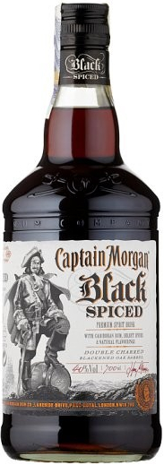 Captain Morgan BLACK SPICED 37,5% 0,7 l (holá láhev)