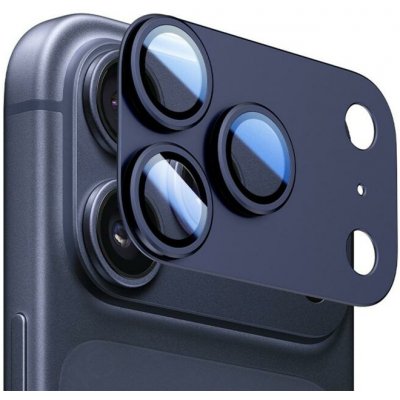 Enkay 124240 Kalebol Alu sklo pro fotoaparát Apple iPhone 17 Pro Blue – Zboží Živě