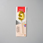 Dortisimo Svíčka zlatá číslo 9 – Zboží Dáma