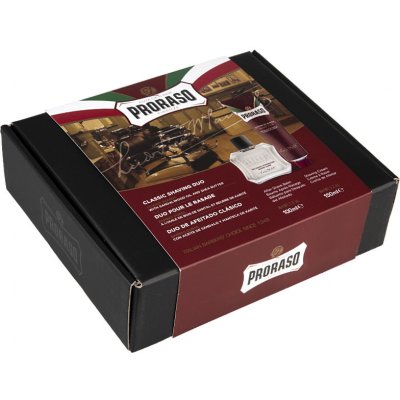 Proraso Duo Red Sandalwood Balm sada na holení krém na holení 150 ml + balzám po holení 100 ml – Zboží Mobilmania