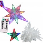 Verk 26019 Světelný závěs hvězdy 138 LED multikolor – Hledejceny.cz