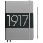 Leuchtturm1917 medium se metallic zápisník silver, čistý – Zboží Živě