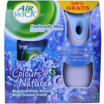 Air Wick Freshmatic Max Life Scents komplet strojek s náplní svěží ostrov 250 ml