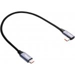 Akyga AK-USB-53 USB 2.0, USB C vidlice,USB C úhlová zástrčka – Zboží Mobilmania