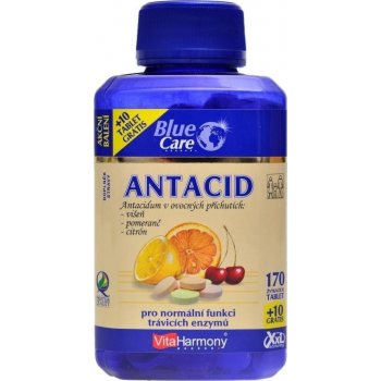 Vitaharmony XXL Antacid Fruit Mix Pomeranč citron malina 180 tablet