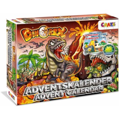 CRAZE Adventní kalendář DINO hrací set – Zboží Mobilmania