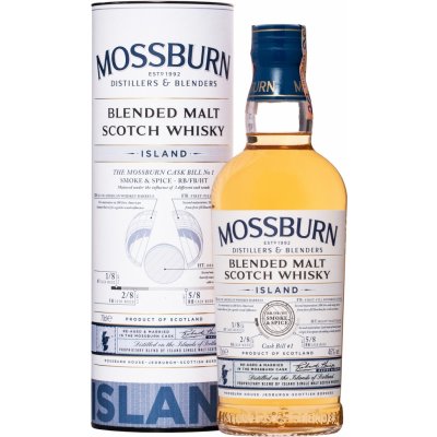 Mossburn Island Blended Malt Cask Bill No.1 46% 0,7 l (kazeta)