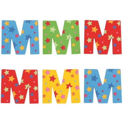 Bigjigs Toys hvězdičkové písmenko M – Zboží Dáma