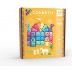 Connetix Glitter Castle se třpytkami 48 ks – Zboží Dáma