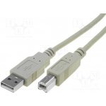 Digitus AK-300105-050-E USB A/samec na B-samec, 2x stíněný, Měď, béžový, 5m – Hledejceny.cz