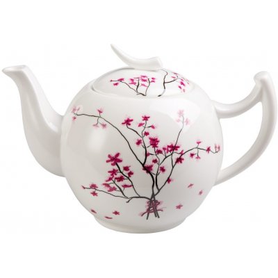 TeaLogic Cherry Blossom Fine Bone China porcelánová čajová konvice 1 l třešeň