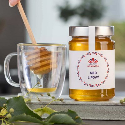 Včelařství Domovina Med lipový 400 g – Zboží Dáma