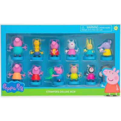 ADC Razítko figurka 6 8cm prasátko Peppa Pig set v krabici – Sleviste.cz