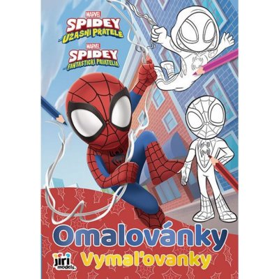 Jiri Models Omalovánky A4 Spidey – Zboží Mobilmania