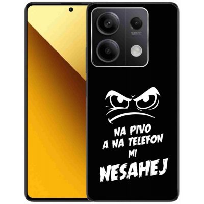 mmCase na Xiaomi Redmi Note 13 5G - pivní motiv 2 černé pozadí – Zboží Živě