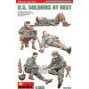 Sběratelský model MiniArt US Soldiers At Rest Special Edition 5 fig. 35318 1:35