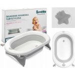 Sensillo Dětská skládací vanička šedá – Zboží Mobilmania