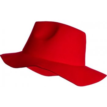 Módní a stylový klobouk dámský červený